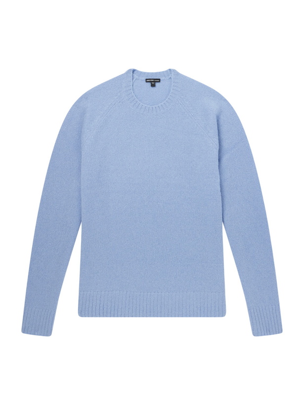 Photo: James Perse - Cashmere-Jersey Sweater - Blue