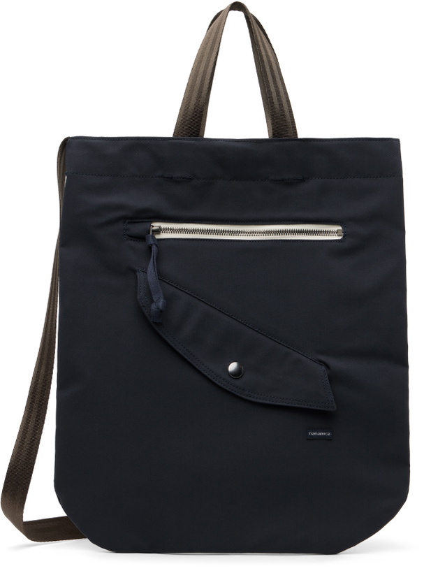 Photo: nanamica Navy Shoulder Bag Tote