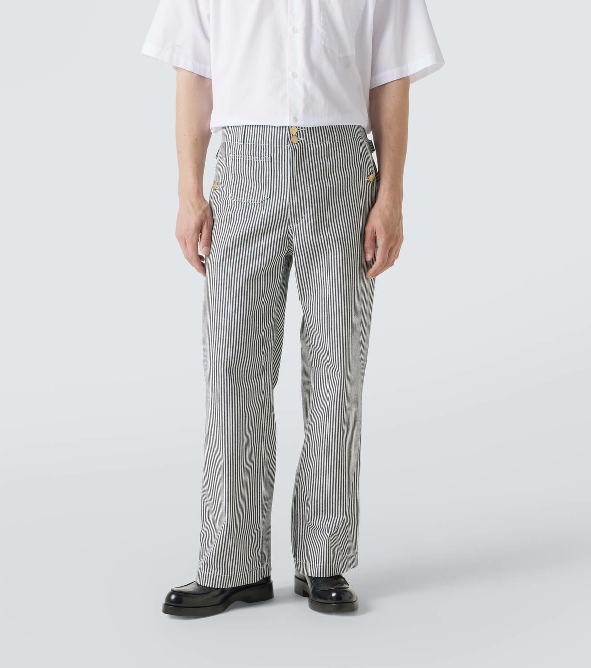 Junya Watanabe x Carhartt striped cotton straight pants Junya Watanabe
