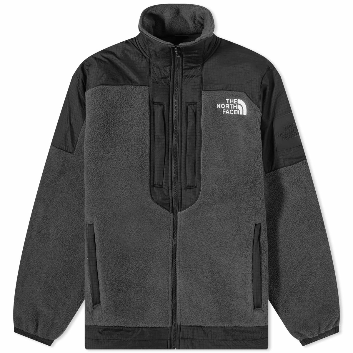 The North Face Men's NSE Fleeski Y2K Jacket in Asphalt Grey/Tnf Black ...