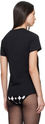 Moschino Black Heart Safety Pin T-Shirt