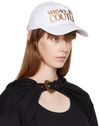 Versace Jeans Couture White Logo Baseball Cap