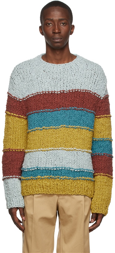 Photo: The Elder Statesman Multicolor Organic Cotton Sweater
