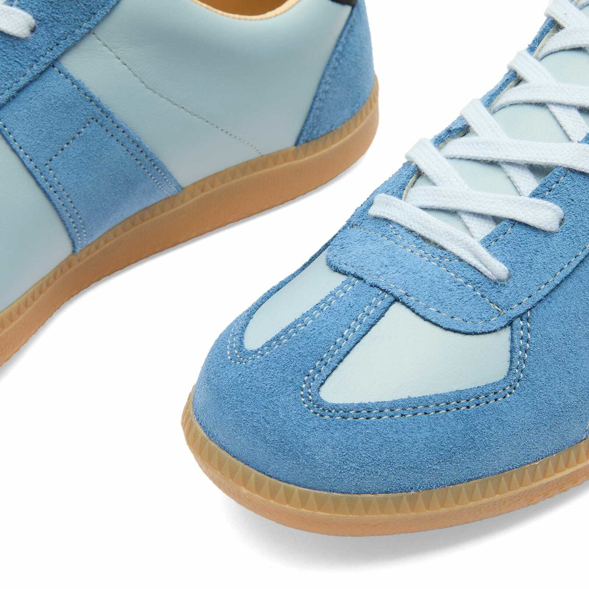 Novesta Men's GAT Leather Sneakers in Blue