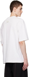 Feng Chen Wang White Paneled T-Shirt