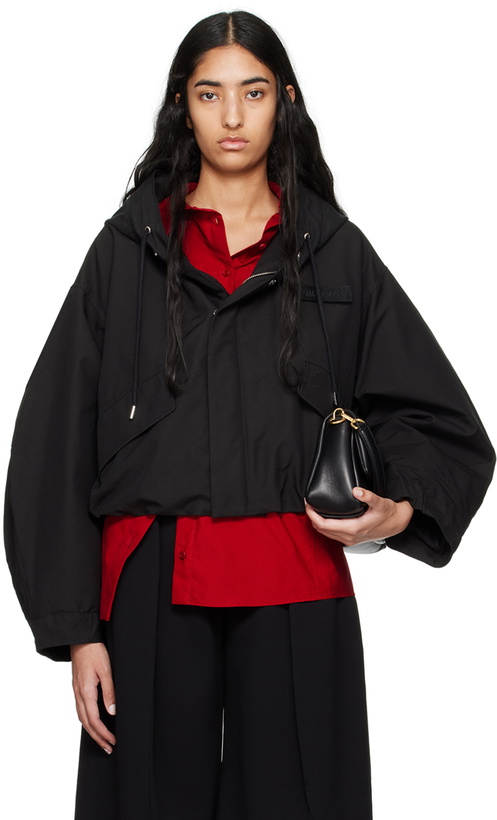 Photo: JACQUEMUS Black La Casa 'La parka courte Caraco' Jacket