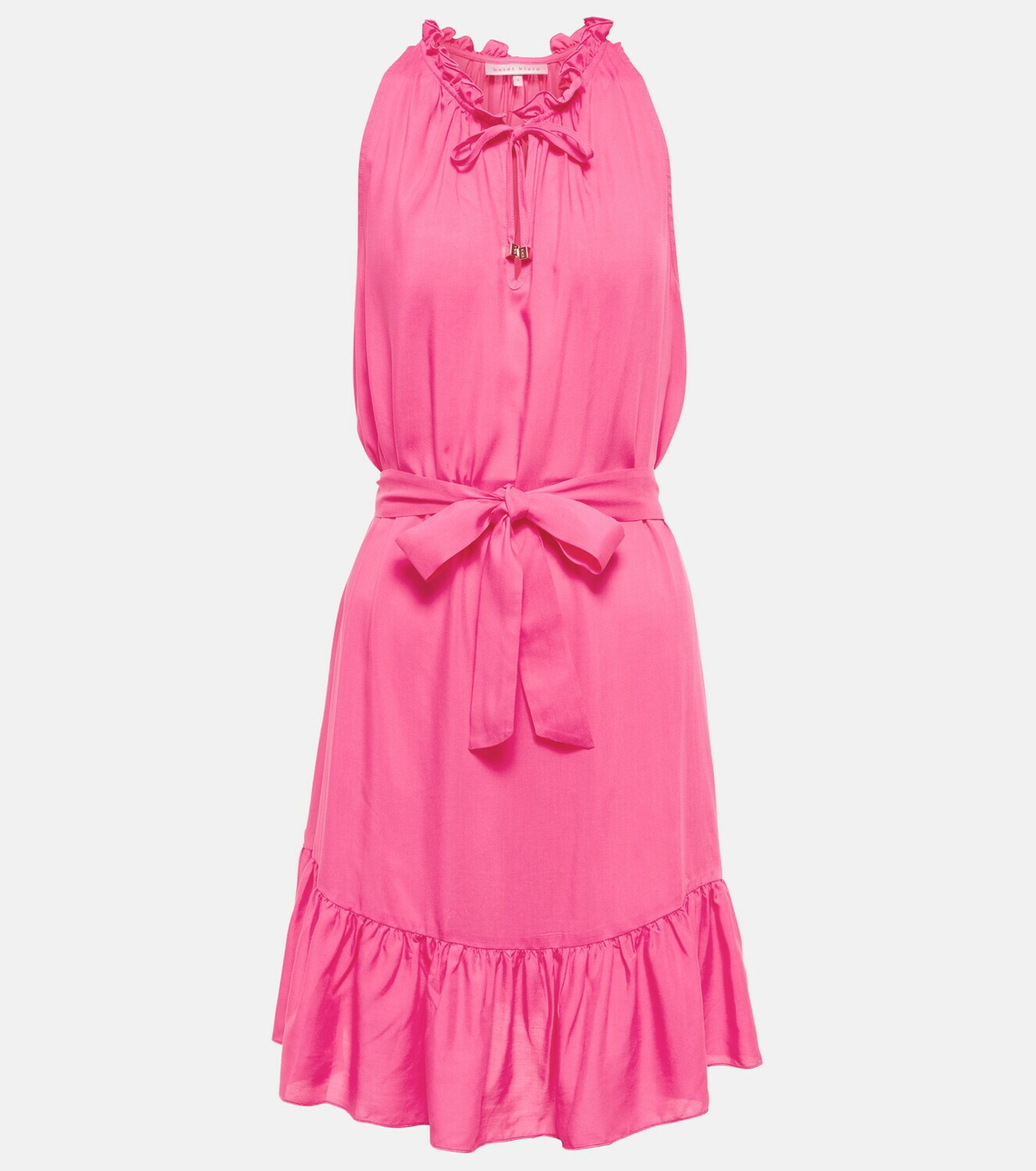 Heidi Klein Self-tie ruffled minidress