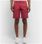 Barena - Linen and Cotton-Blend Shorts - Red