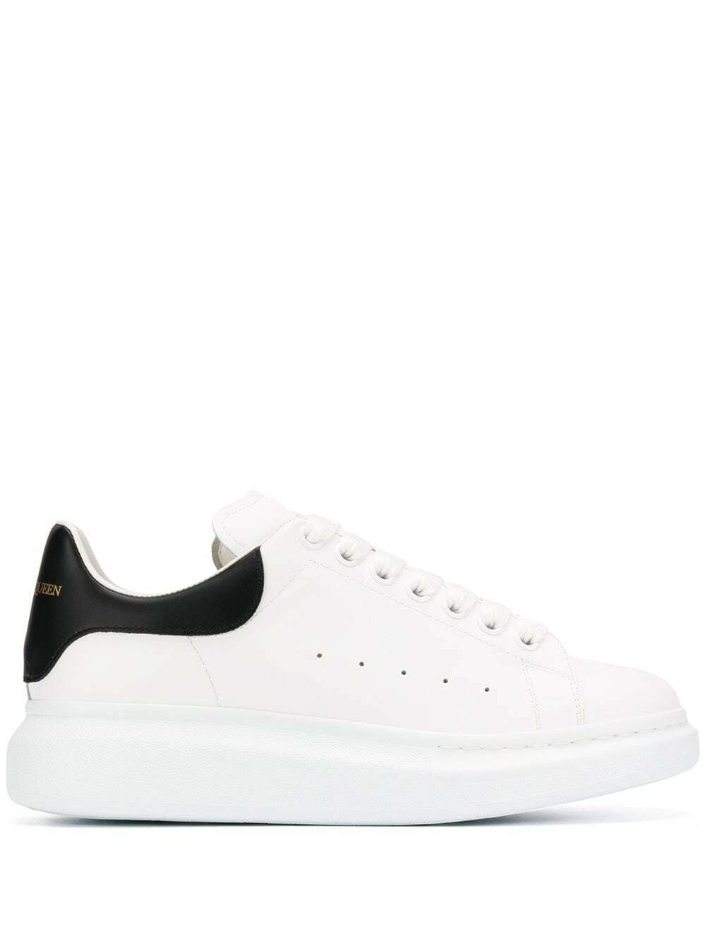 ALEXANDER MCQUEEN - Oversized Leather Sneakers Alexander McQueen