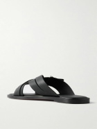 Christian Louboutin - Emircross Leather Sandals - Black