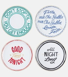 Bitossi The Club set of 4 pizza plates