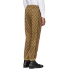 Gucci Tan GG Vintage Track Pants