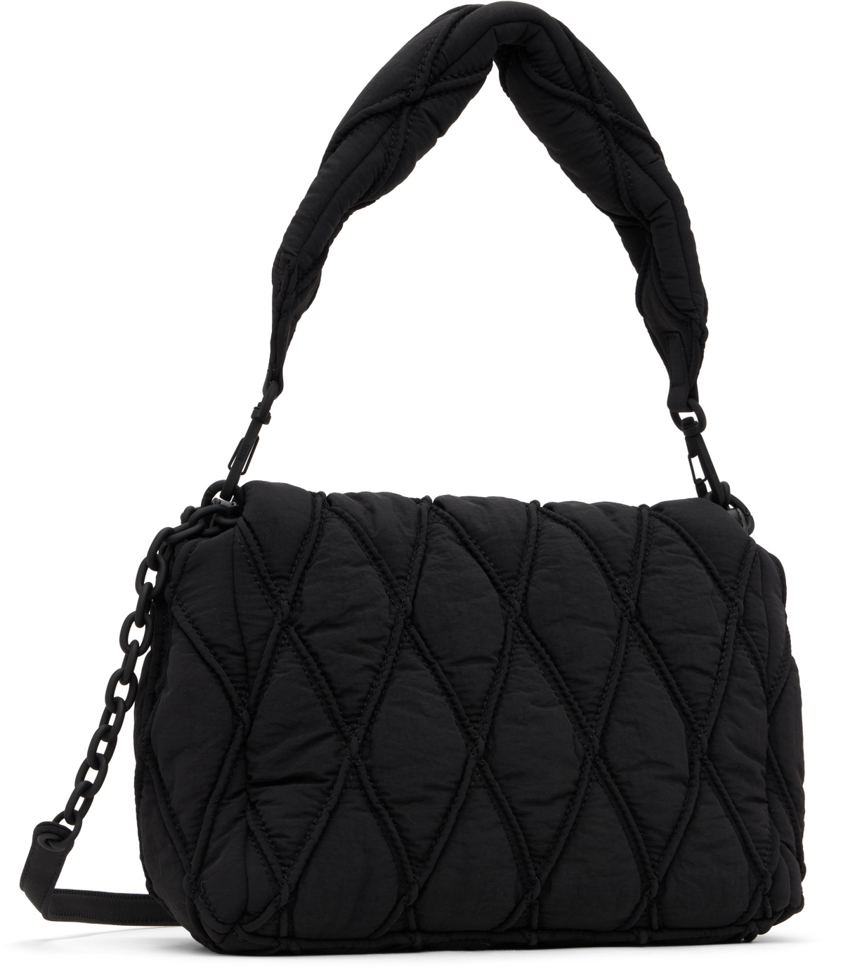 Diesel Black Charm-D Shoulder M Bag
