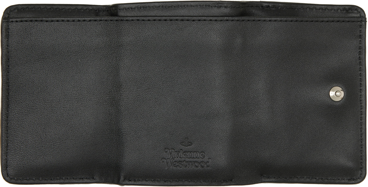 Vivienne Westwood Black Trifold Wallet