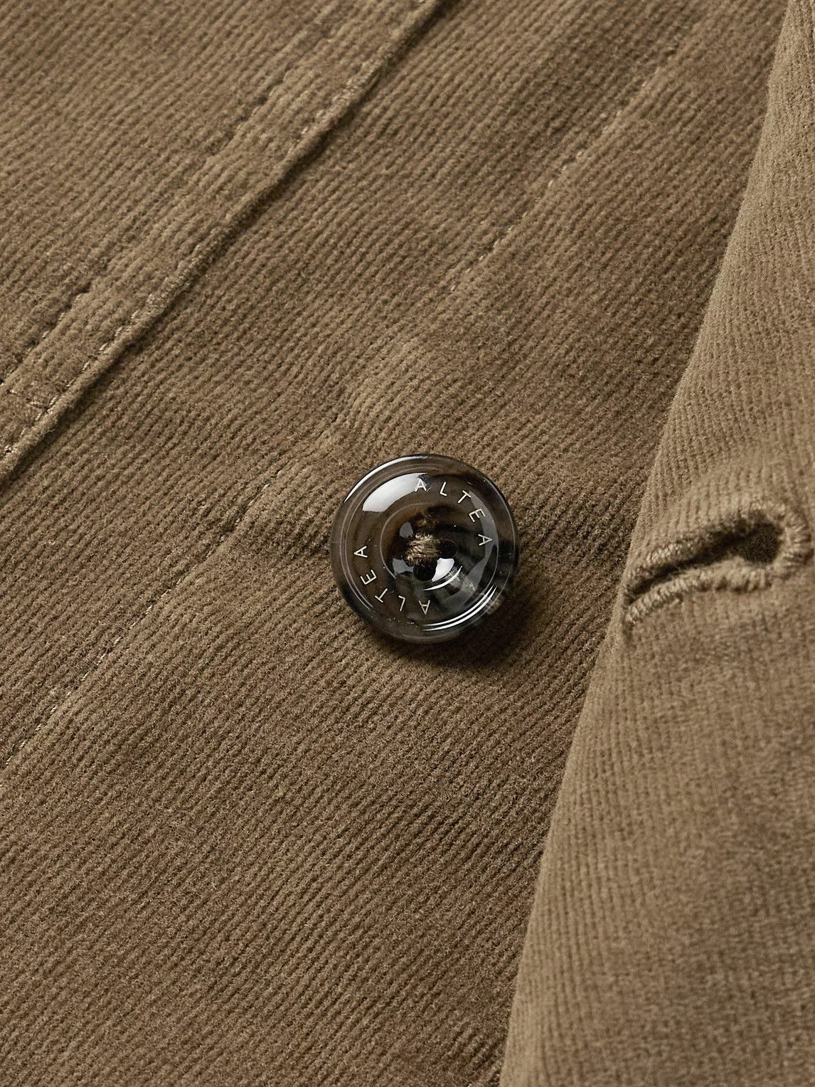 Altea - Edward Garment-Dyed Cotton-Blend Corduroy Jacket - Brown Altea