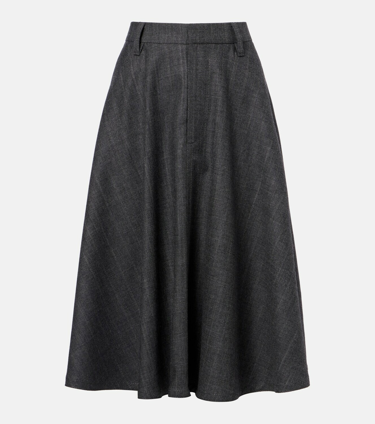 Brunello Cucinelli Virgin wool midi skirt