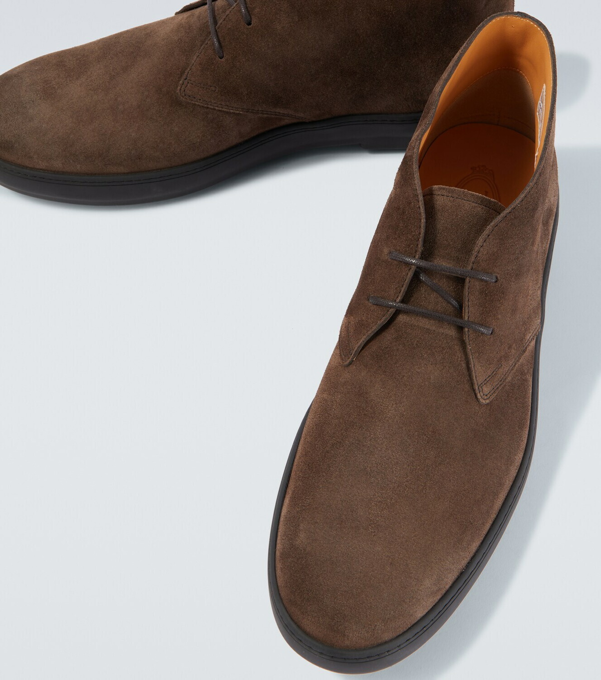 Tod's Suede combat boots