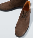 Tod's Suede combat boots