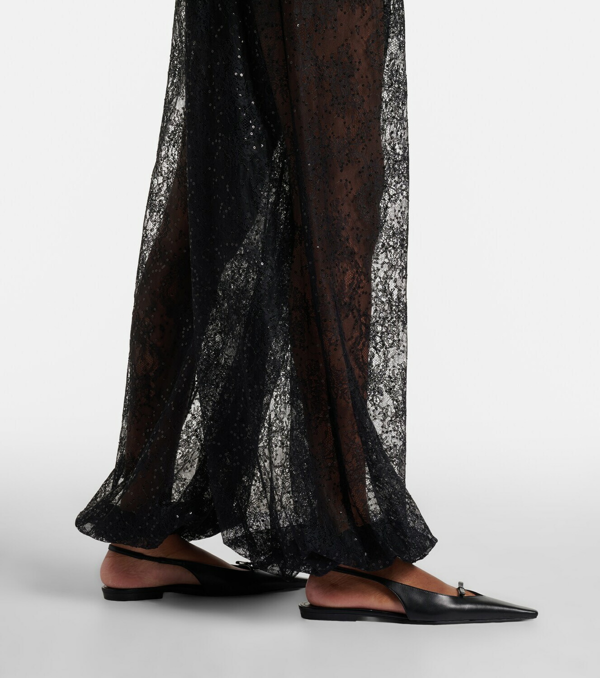 Nina Ricci Sequined lace balloon pants