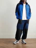 Nike - ACG Wolf Tree Colour-Block Polartec® Fleece Hooded Jacket - Blue