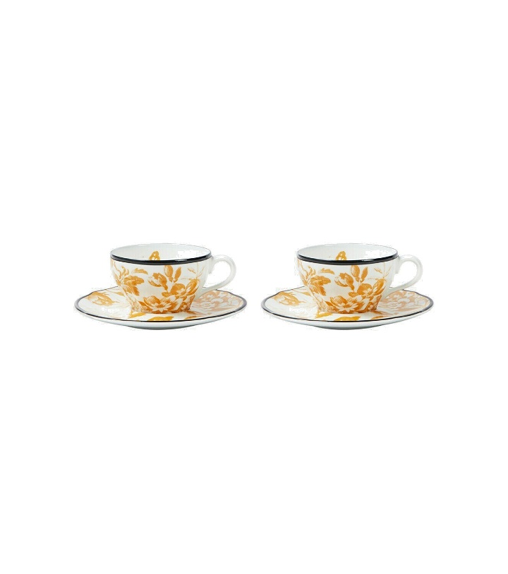 Photo: Gucci - Herbarium set of 2 teacups and saucers
