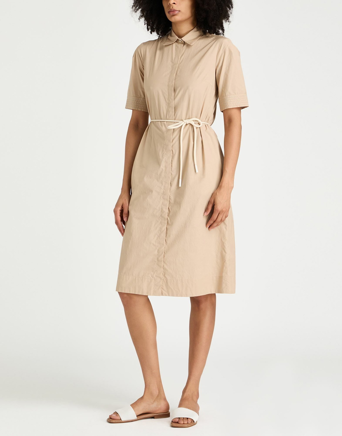 Peserico Womens Midi dress Sand