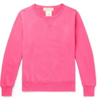 Remi Relief - Distressed Loopback Cotton-Jersey Sweatshirt - Men - Pink