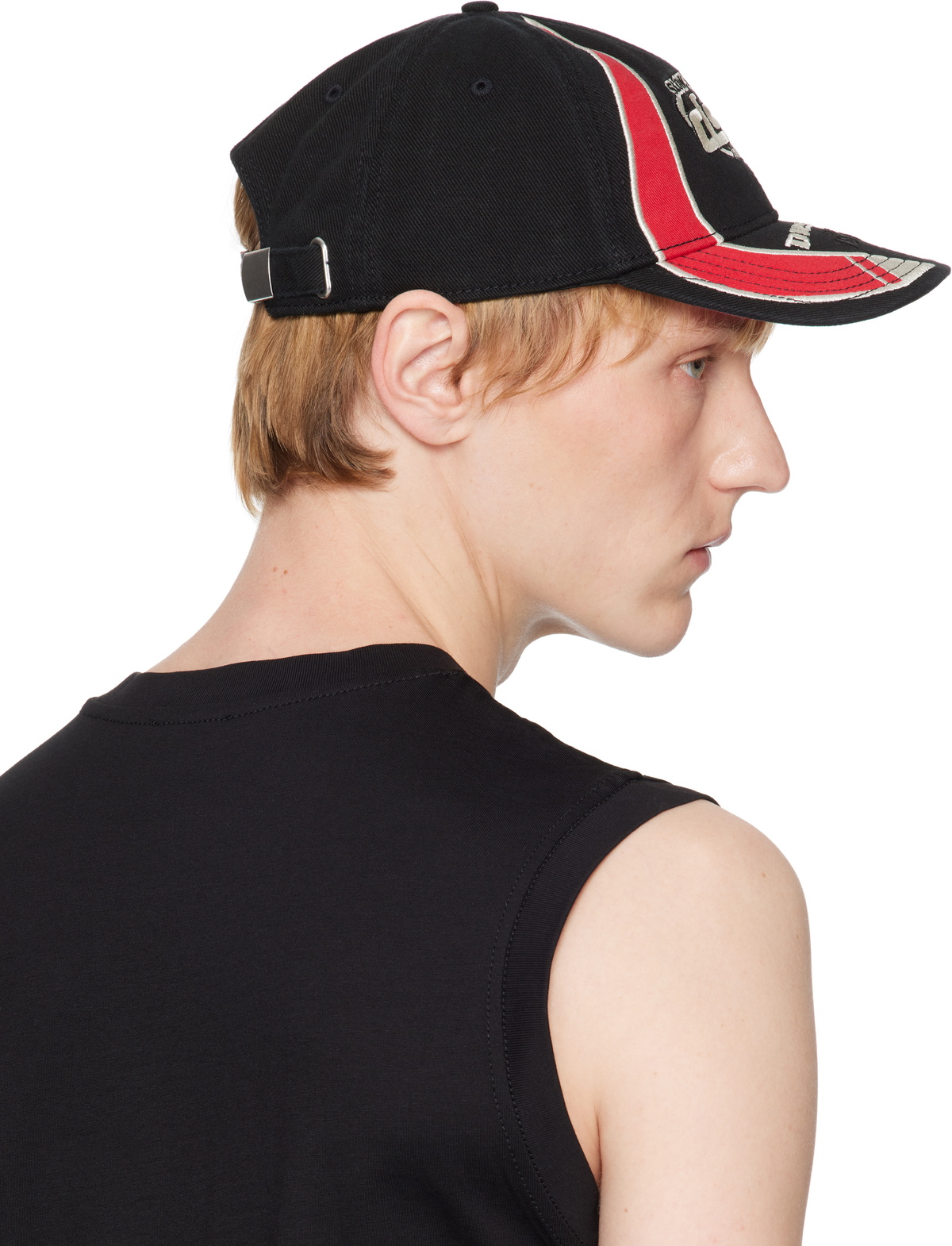 DIESEL | C-ARSON HAT BLACK/RED キャップ UNISEX Diesel Black & Red C-Arson Cap Diesel
