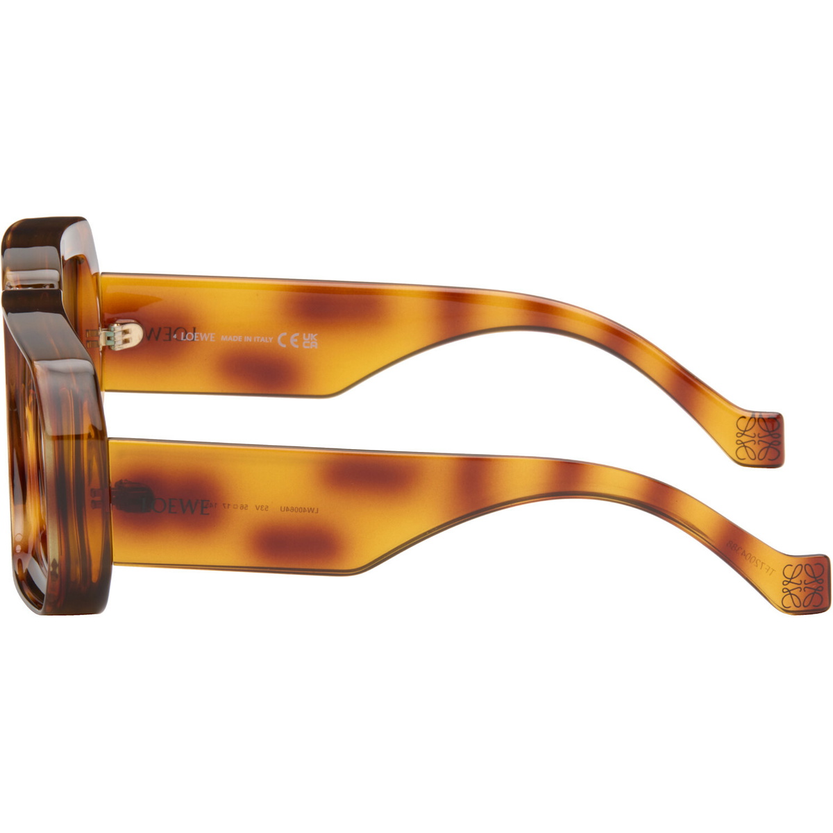 LOEWE Brown Paula's Ibiza 'Dive in Mask' Sunglasses