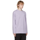 Y-3 Purple Classic Chest Logo Long Sleeve T-Shirt