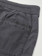 James Perse - Garment-Dyed Cotton-Blend Poplin Cargo Shorts - Gray