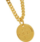 Off-White - Gold-Tone Necklace - Gold