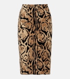 Stella McCartney Jacquard pencil skirt