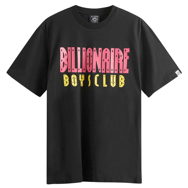 Photo: Billionaire Boys Club Men's Straight Logo T-Shirt in Black