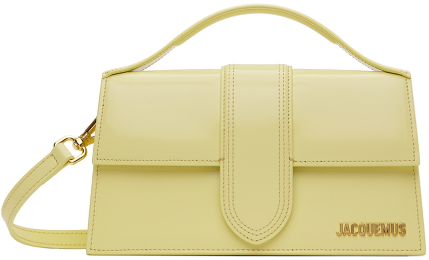 JACQUEMUS Yellow 'Le grand Bambino' Bag Jacquemus