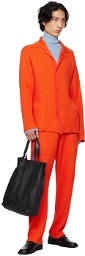 HOMME PLISSÉ ISSEY MIYAKE Orange Rustic Sweatpants