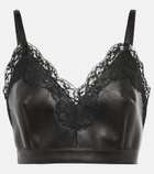 Alexander McQueen - Leather bustier