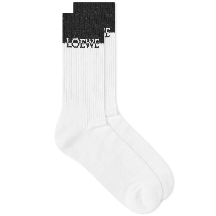 Photo: Loewe Logo Bicolour Sock