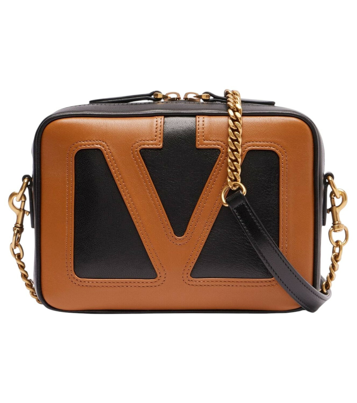 ポーチ VALENTINO GARAVANI Two-Tone Canvas Rockstud Crossbody Bag VALENTINO GARAVANI Two-Tone Canvas Rockstud Crossbody Bag