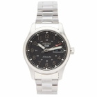 Seiko 5 Sports "Midfield" Sports Style Watch in Silver