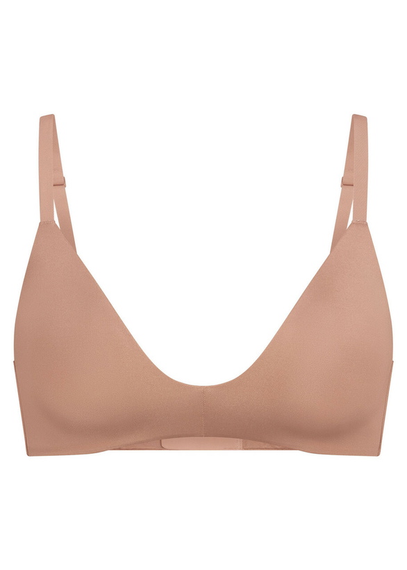 Photo: Skims Wireless Stretch-jersey T-shirt bra Light Brown