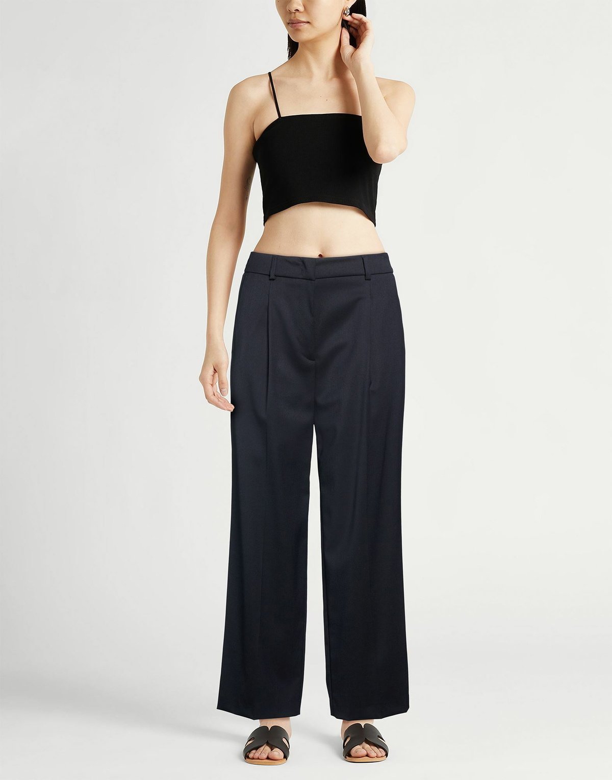 Peserico Womens Pants Midnight in Blue