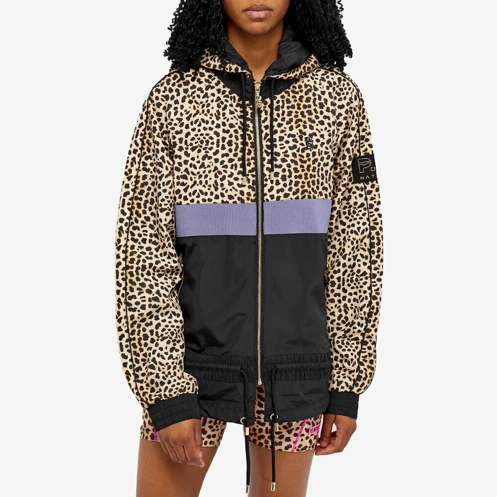 【中古】 Women's Nation P.E Man Print Animal in Jacket Leopard Down Clothing