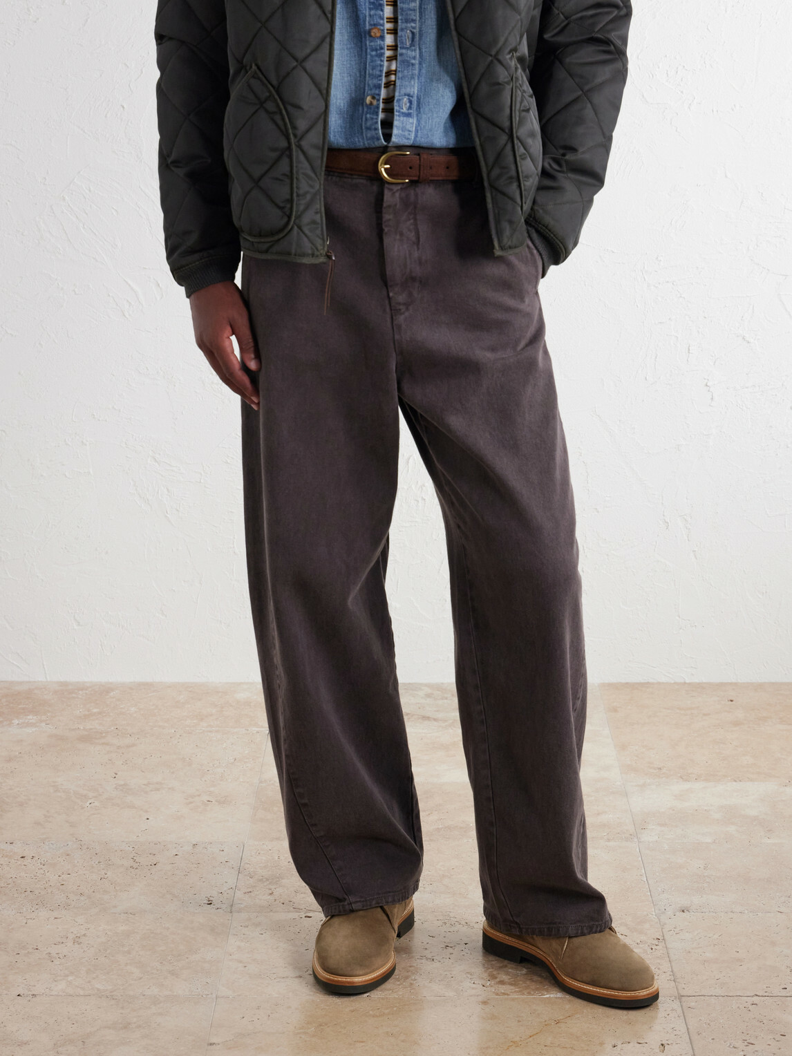 Mr P. - Shearling-Lined Suede Lace-Up Boots - Neutrals