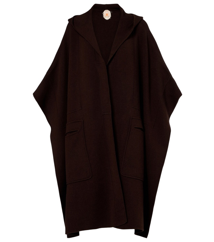 Photo: Jardin des Orangers Hooded wool and cashmere cape