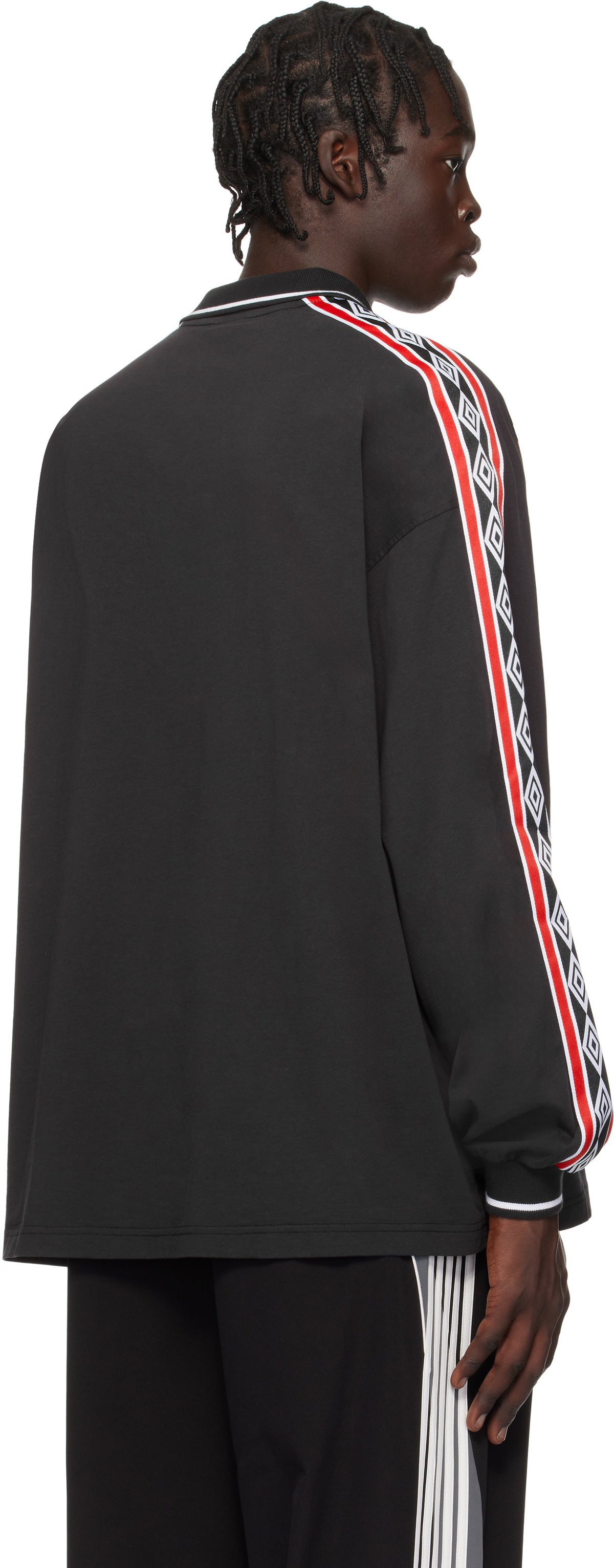 Umbro Black Taped Polo Umbro