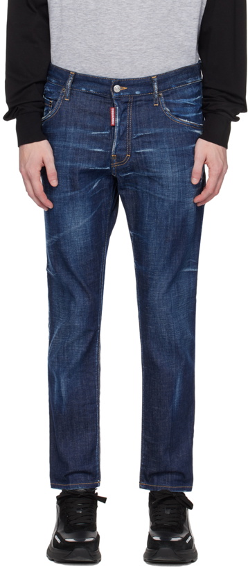 Photo: Dsquared2 Indigo Skater Jeans