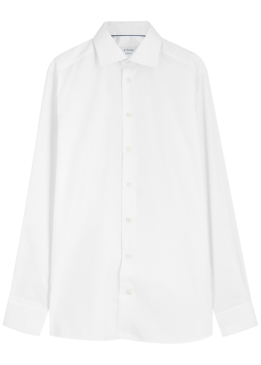 Eton Cotton-twill Shirt White