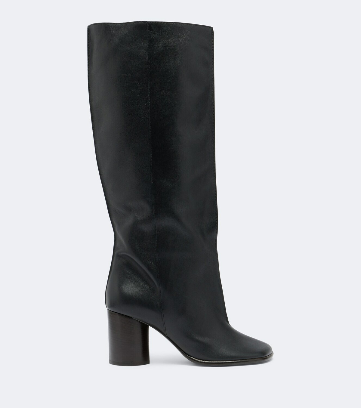 Lemaire Crease leather knee-high boots