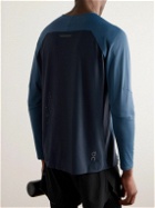 ON - Performance-T Stretch Recycled-Jersey and Mesh T-Shirt - Blue